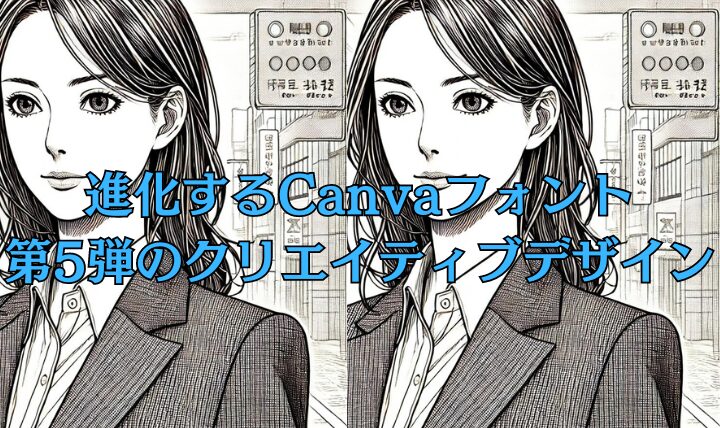 進化するCanvaフォント：第5弾のクリエイティブデザイン