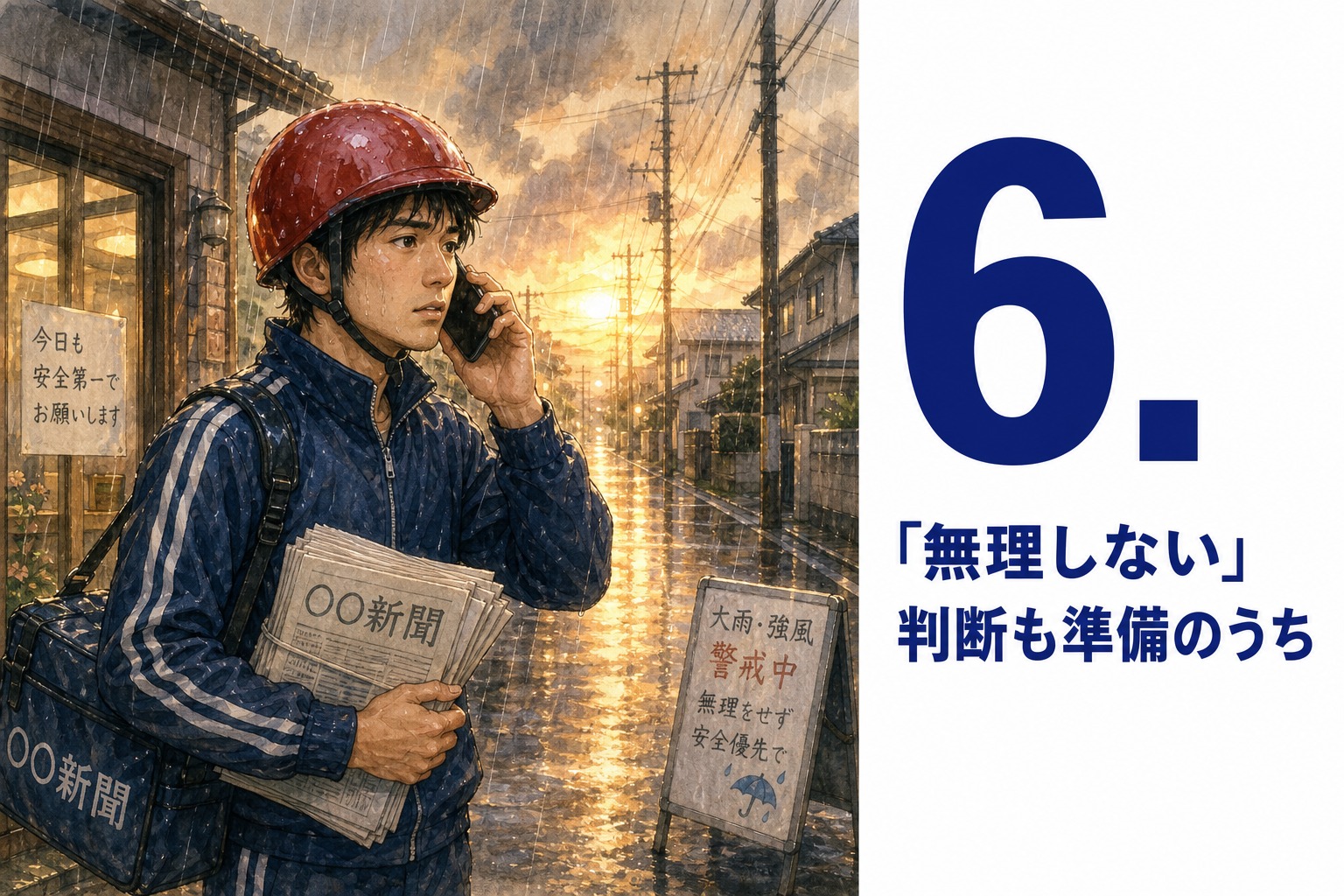 6.「無理しない」判断も準備のうち