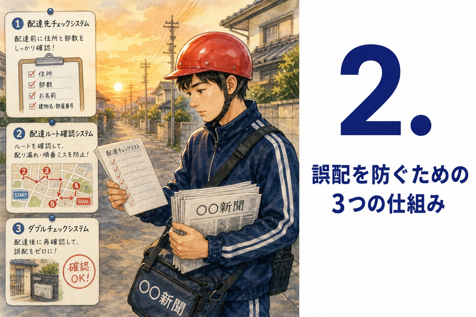 2. 誤配を防ぐための3つの仕組み