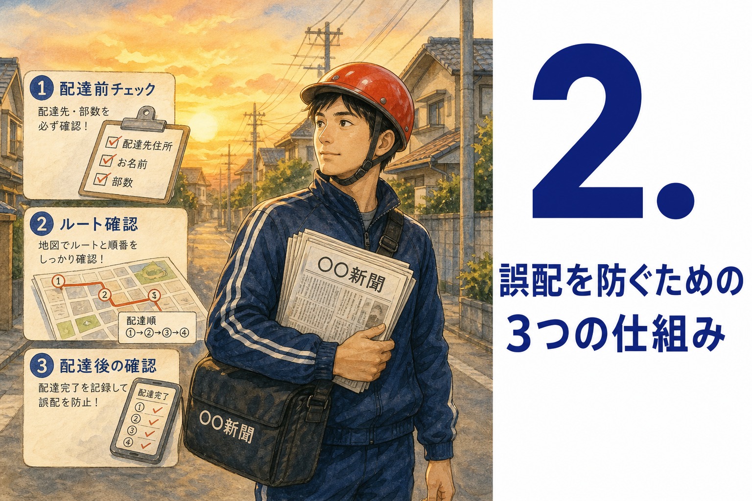 2. 誤配を防ぐための3つの仕組み