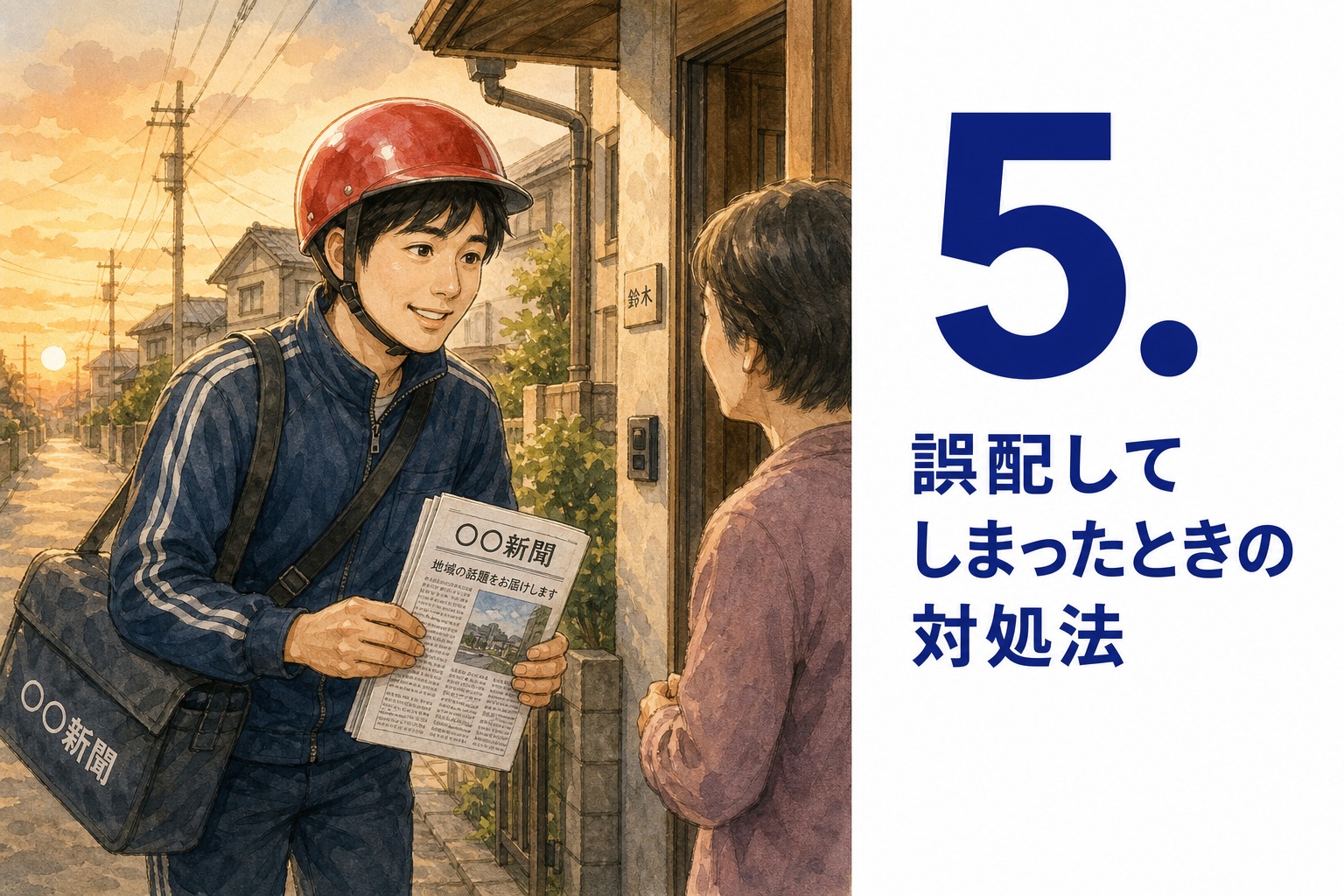 5. 誤配してしまったときの対処法