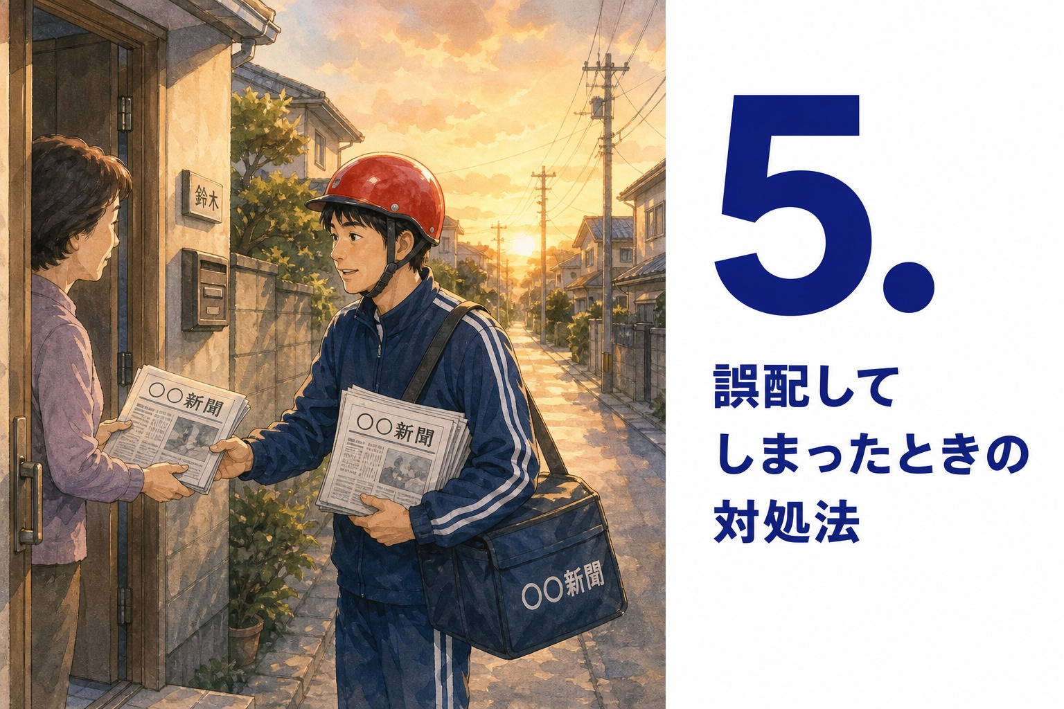 5. 誤配してしまったときの対処法