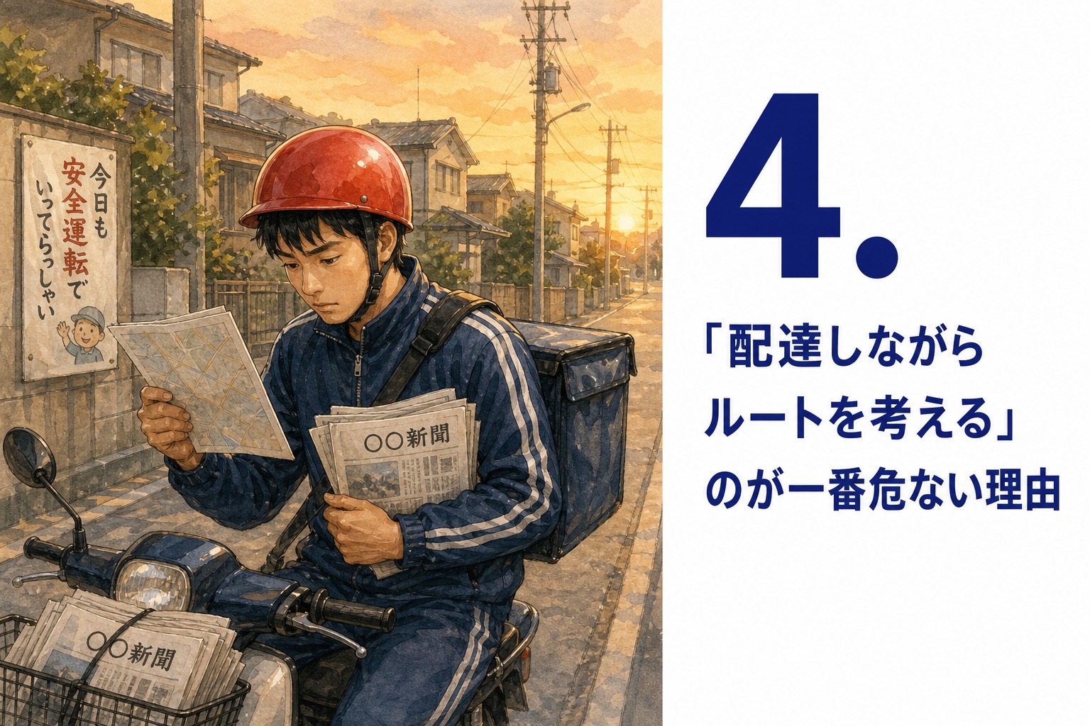 4. 「配達しながらルートを考える」のが一番危ない理由